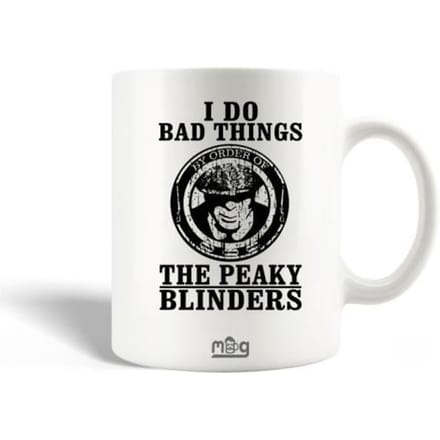 Mug - Peaky Blinders - I do bad things - Céramique - 30cl - Compatible lave-vaisselle