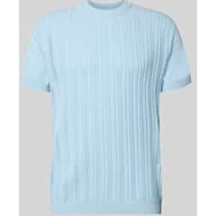 T-shirt met kabelpatroon