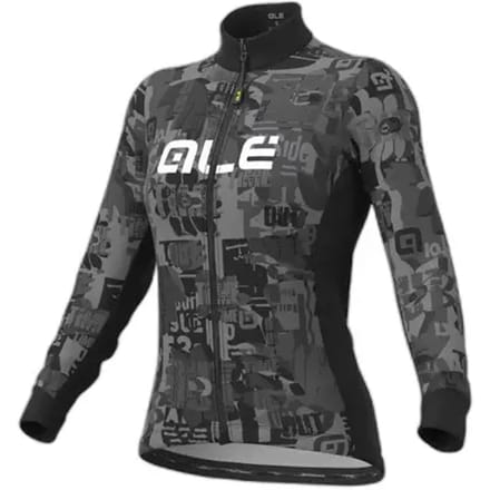 Ale Dames Fietsjas Solid Break - Zwart - L
