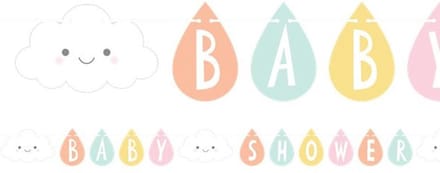 Witbaard Wenslijn Baby Shower Lengte 260 Cm Karton