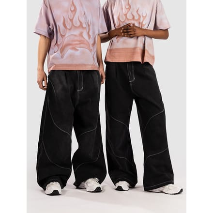 Jungles Jungles Denim Slant Pant Jeans zwart