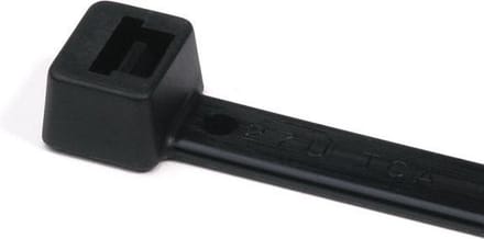 HellermannTyton 111-02370 T18I-PA66-BK Kabelbinder 139.70 mm 2.50 mm Zwart 100 stuk(s)