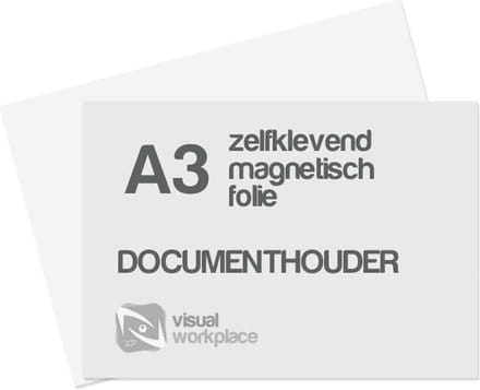 Zelfklevend magneetfolie A3 (ijzerhoudend)