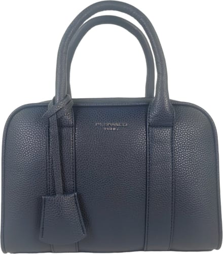 Flora & co - trendy handtas - 2 ritsen - blauw