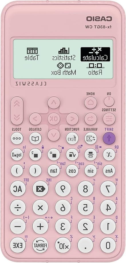 Casio FX-83GTCW Roze Wetenschappelijke Rekenmachine