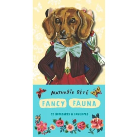 Fancy Fauna: 12 Notecards & Envelopes - Nathalie Lété