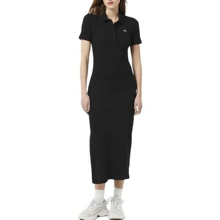 Jurk Lacoste Longue Ribbed