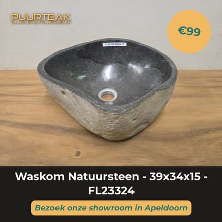 Waskom Natuursteen - 39x34x15 - FL23324
