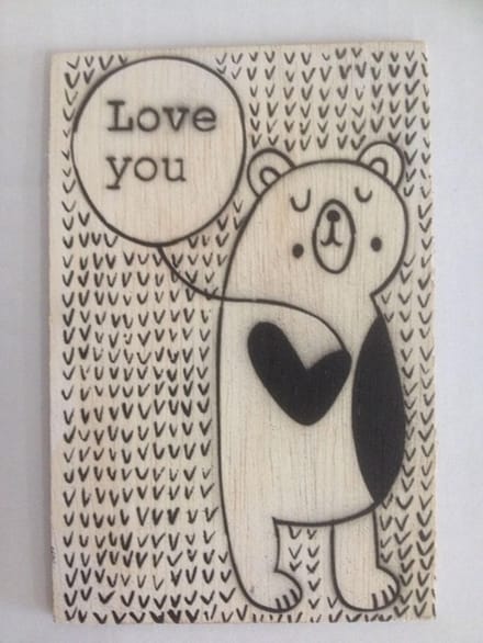 Postkaart Love you