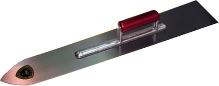 Chapeijzer 500 x 115 x 1,1 mm spitse neus - staal