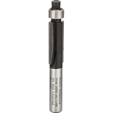 Bosch Accessories Kantenfrees Standard for Wood, 8 mm, D1 9,5 mm, L 25,4 mm, G 68 mm