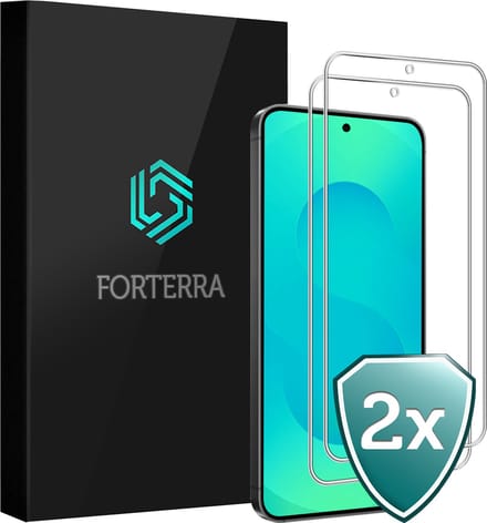 Screenprotector 2 Stuks - Geschikt voor Samsung Galaxy S25 FE / S26 FE - Extra Sterk - Beschermglas - Gehard Glas - Tempered Glass - Screen Protector