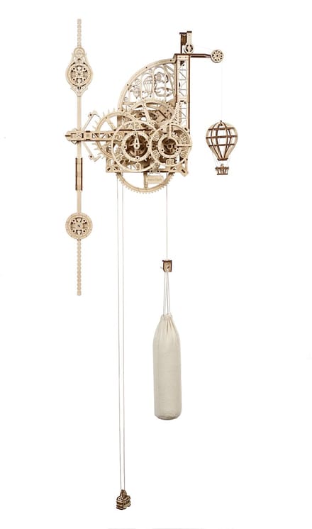 UGEARS Houten 3D Model - Aero Wandklok
