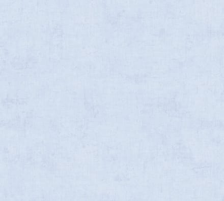 ZACHT GEMELEERD BEHANG | Basic - Blauw - A.S. Création Lilly & Luis