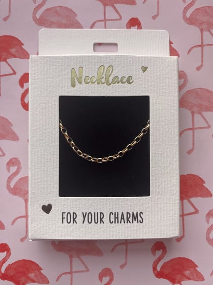 Depesche ketting sieraden medium schakel verzilverd 47cm cadeau.
