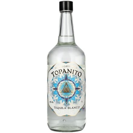 Topanito Tequila Topanito Blanco Tequila 100% Agave 40% Vol. 1l