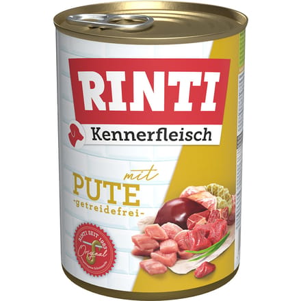 Voordeelverpakking RINTI Kennerfleisch 24 x 400 g - kalkoen