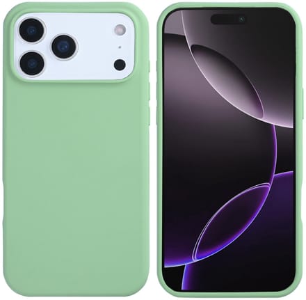 Rixus Soft TPU Phone Case With MagSafe For iPhone 17 Pro Matcha