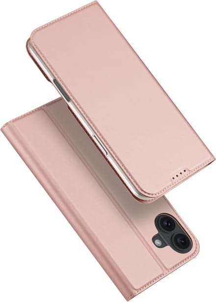 Dux Ducis Geschikt voor iPhone 16 Plus hoesje - Slim bookcase - Roze