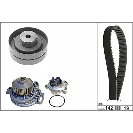 Schaeffler Ina Waterpomp + distributieriem set INA 530 0156 30