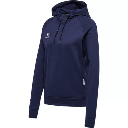 Katoenen damessweatshirt met capuchon Hummel Move Grid