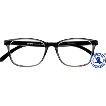 Leesbril I Need You +1.00 dpt Lucky grijs-zwart