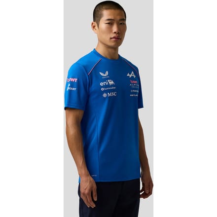 Officieel Heren Gepersonaliseerd Bwt Alpine Formula One Team Set Up T-shirt
