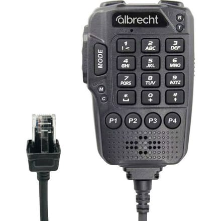 Dasspeld Spraakmicrofoon Albrecht Multifunktionales Mikrofon für AE 5900 Mini SSB