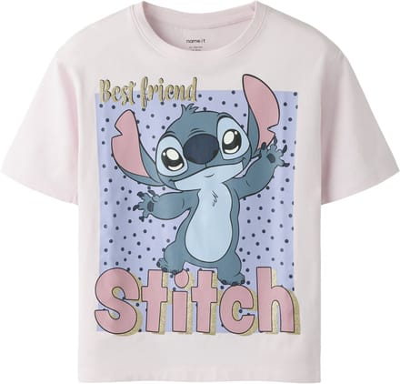 NAME IT - NKFADARA STITCH SS NREG TOP BOX NOOS WDI - Meisjes - T-shirts