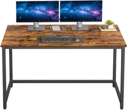VASAGLE - Bureau - Bureau voor Studie en Slaapkamer - Industrieel Ontwerp - Metalen Frame