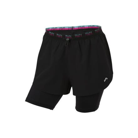 CRIVIT Dames sportbroekje, met handige telefoonzak (Zwart, XS (32/34))