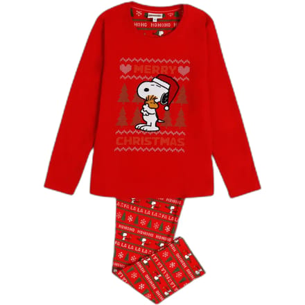 Meisjes pyjama met lange mouwen Peanuts Merry Christmas