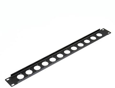 MUSIC STORE 19" XLR Panel Mounting 1U - Rack paneel