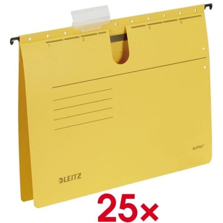 Leitz Hangmap Alpha Din A4 Geel 19840015 1 Stuks