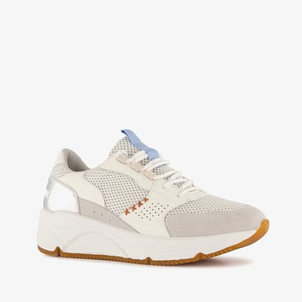 Hush Puppies leren dames sneakers wit - Maat 41 - Uitneembare zool