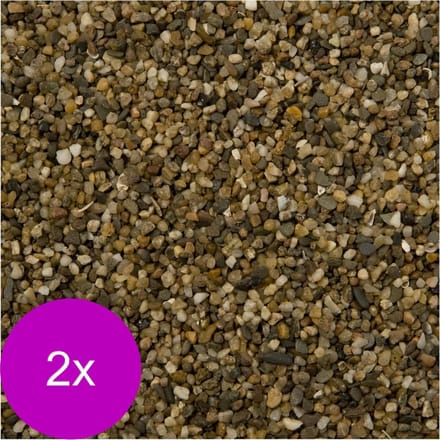 Vdl Aquariumgrind 1-2 Mm - Aquarium - Siergrind - 2 x 10 kg Donker