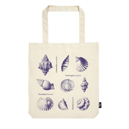 Libri_x canvas tas, formaat 39 x 42 cm, seashells