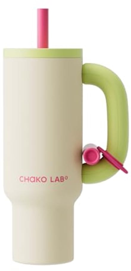Geïsoleerde waterfles met keramische liner - 1000ml groene tumbler