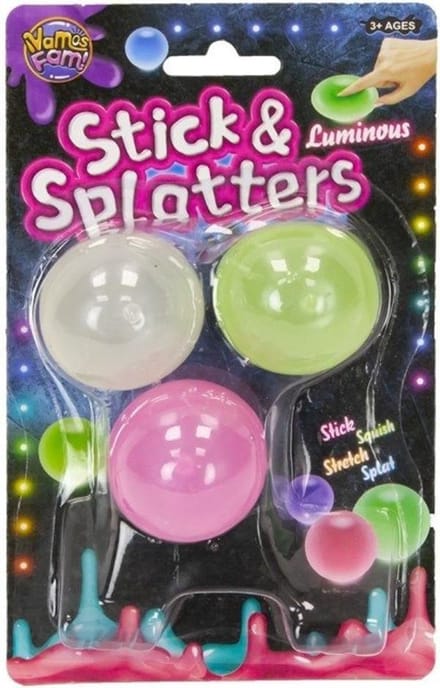 Magic fidget Sticky Balls glow in the dark - Fidget Toys - Sticky Balls