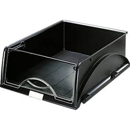 Brievenbak Leitz Sorty standaard A4 zwart | 4 stuks