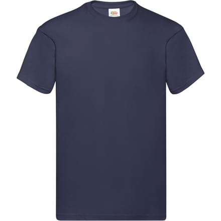 Fruit of the Loom Heren Origineel T-Shirt (Deep Navy)