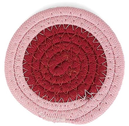 Ona Glasonderzetter 10cm blush pink Piff - set/4