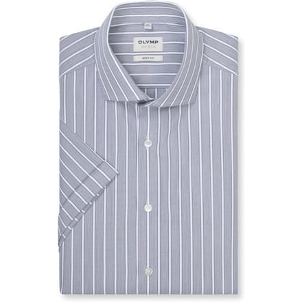 OLYMP Level Five Overhemd, Body Fit, Royal Kent, Marineblauw