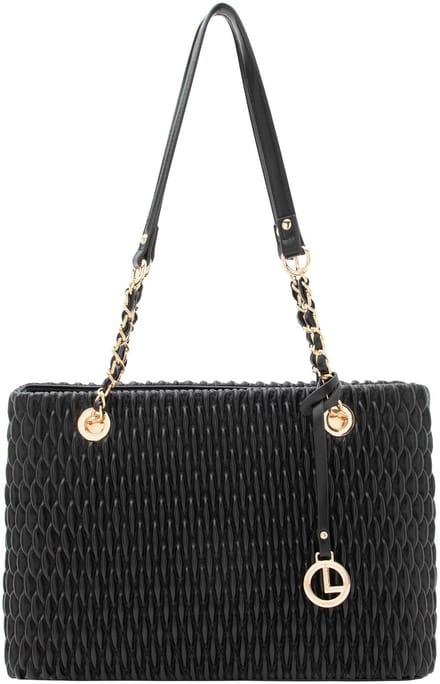 L.CREDI schoudertas Roxanne Crossbody Bag Black zwart
