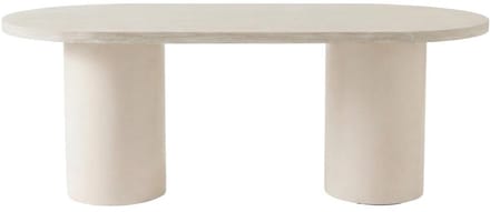 Svea - Floortje ovale eettafel 200x100 cm - beige