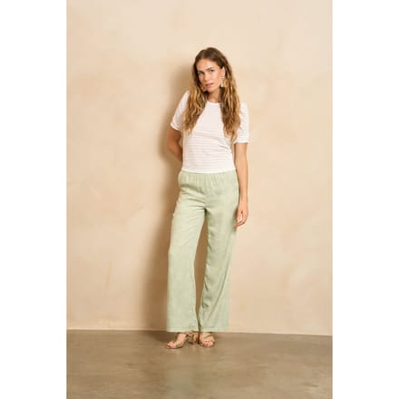Broek Elune | Mint Off White