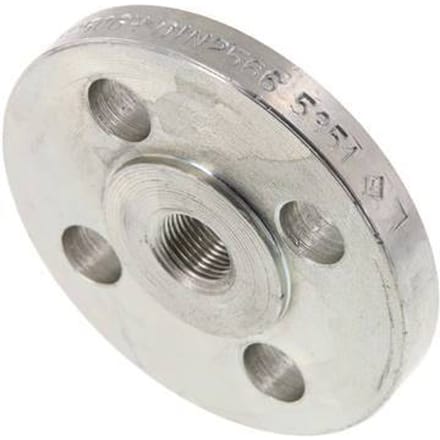 Draadflens DN10-PN16 Rp 3/8'' Verzinkt Staal DIN 2566