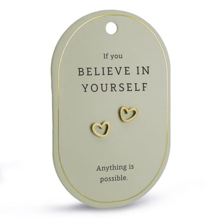 Oorbellen - If you believe in yourself