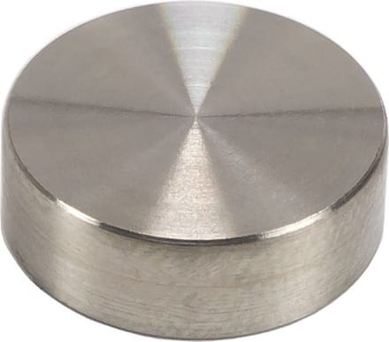 4 stuks - RVS Afdekkapjes voor schroeven - 15mm - Zilver