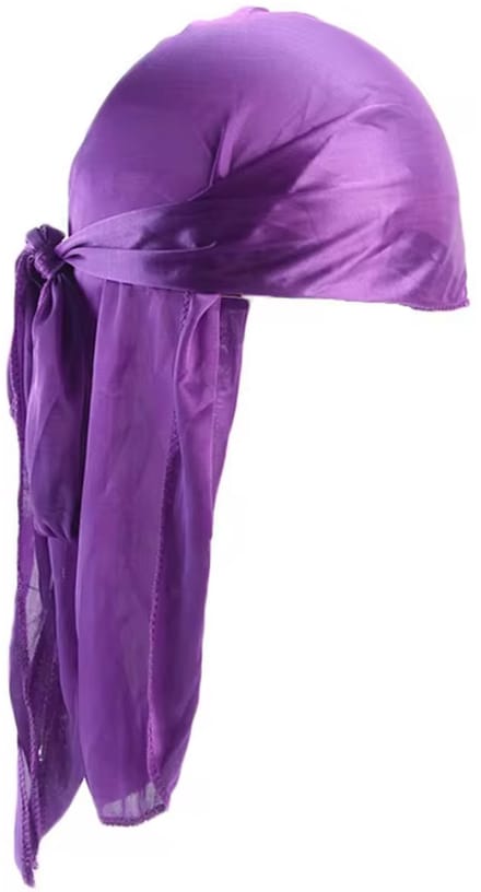 New Age Devi - Durag - Licht Paars - Hoofddeksel - Hoofddoek - Silky durag - Wave cap - Haarnet - Haardeksel